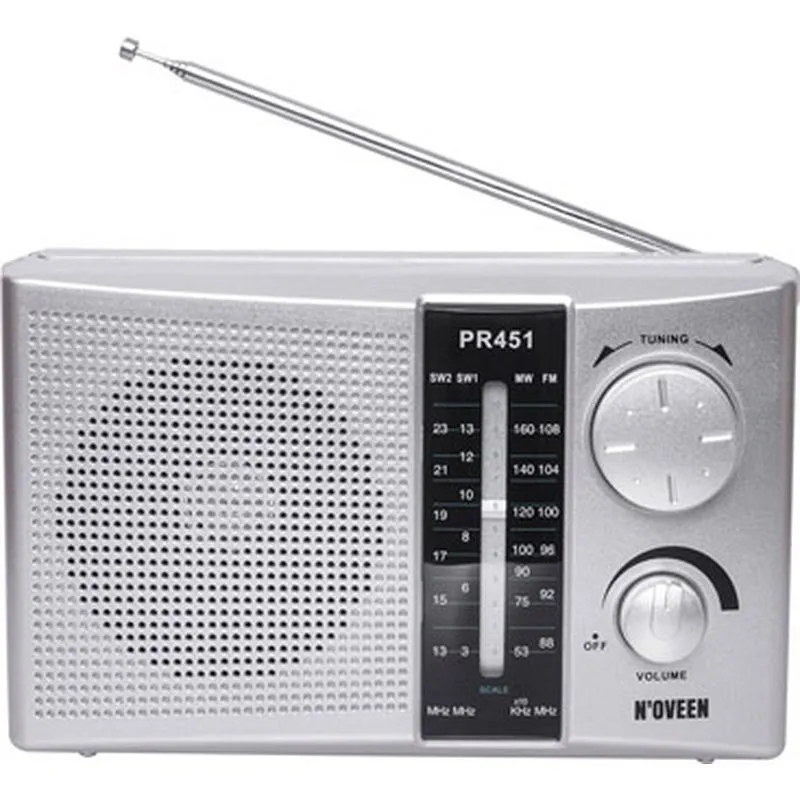 Compra RADIO ANALOGICA PORTATIL N'OVEEN PLATA ELBE PR451 al mejor precio