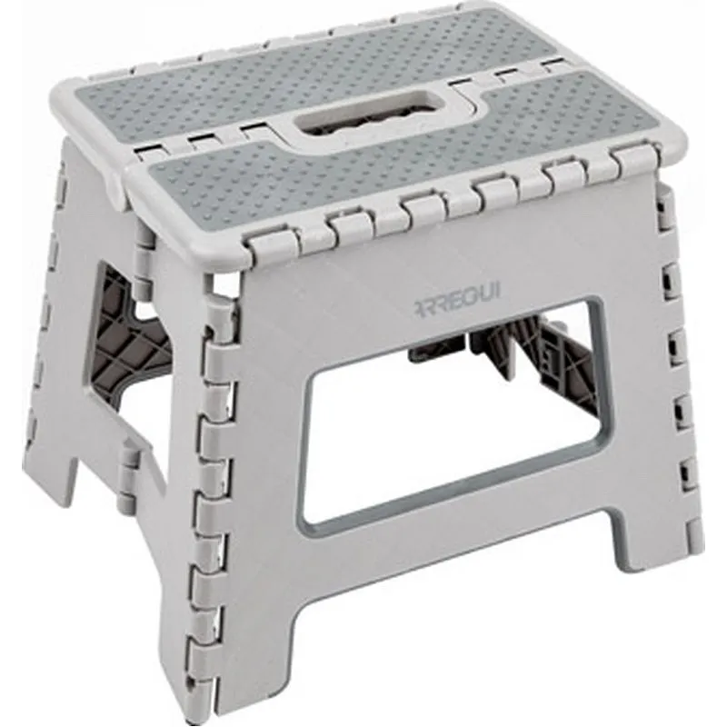 Compra TABURETE PLEGABLE GRIS 29X22X27CM ARREGUI TB-027-BGG al mejor precio