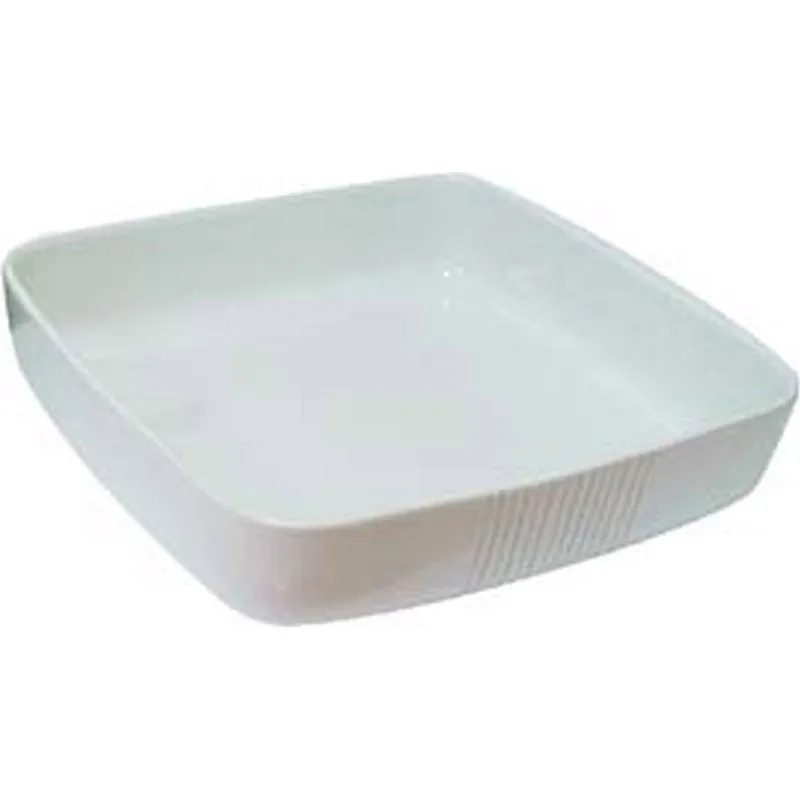Compra BANDEJA CERAMICA BLANCA 25 X 25 CM CQ251-101E/W al mejor precio