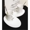 Compra TAZA CAPUCCINO + PLATO + CUCHARA 2 CONJUNTOS MIT-1905 al mejor precio