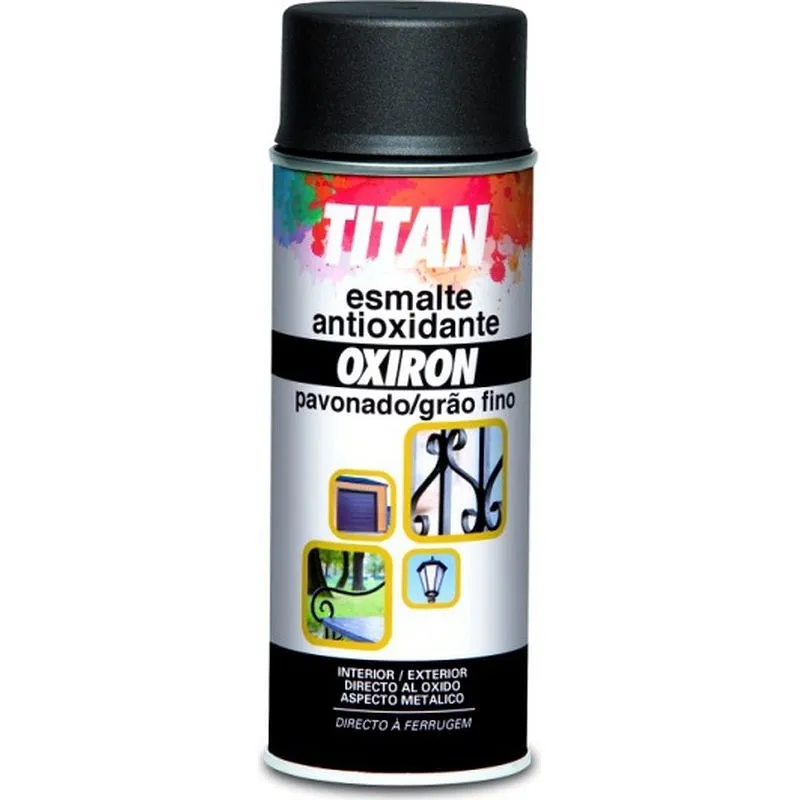 Compra ESMALTE ANTIOXIDANTE SPRAY OXIRON PAVONADO 400 ML GRIS TITAN S2B020240/5809888 al mejor precio