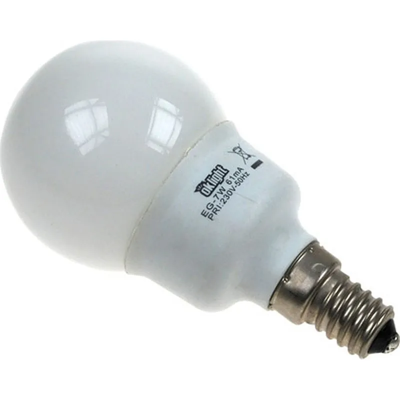 Compra BOMBILLA BAJO CONSUMO MINI ESFERA E14 LUZ FRIA 7W SONEDAS GMB9435 al mejor precio