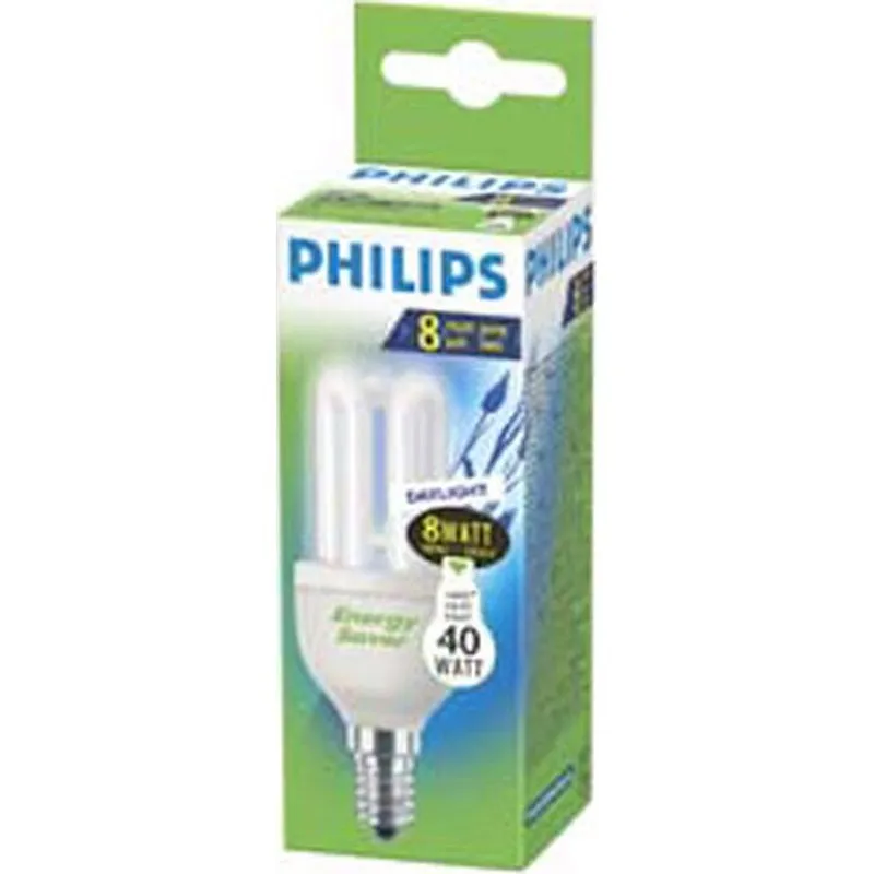 Compra BOMBILLA BAJO CONSUMO GENIE CAJA E14 8W/840 PHILIPS 101573 al mejor precio