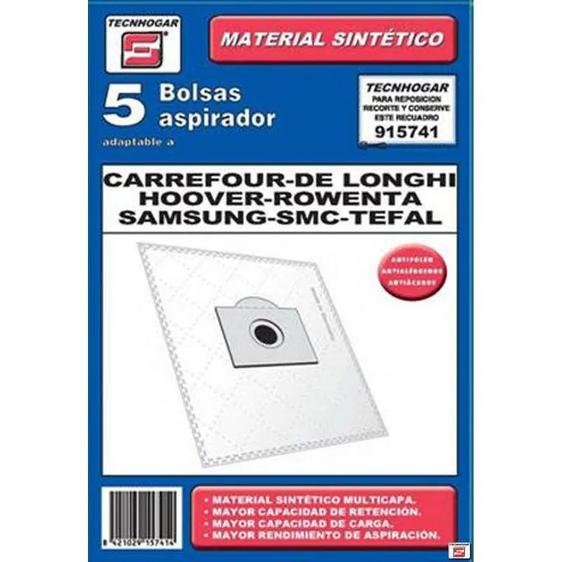 Compra BOLSA ASP.HOOVER-ROWENTA-SAMSUNG 915741-5U TECNHOGAR 915741 al mejor precio