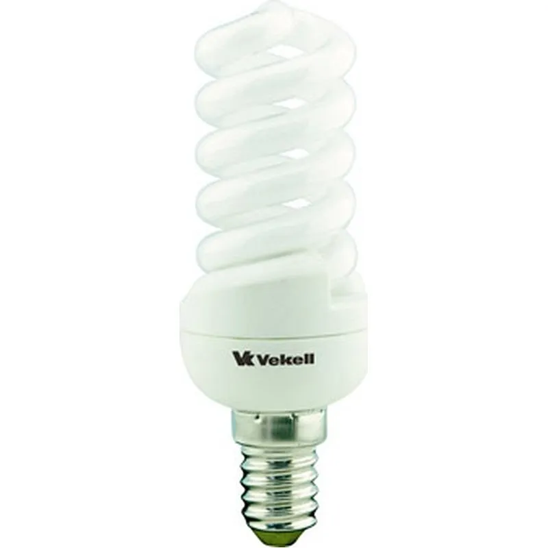 Compra BOMBILLA BAJO CONSUMO MICRO ESPIRAL E14 15W VEKELL VK0315E144200 al mejor precio