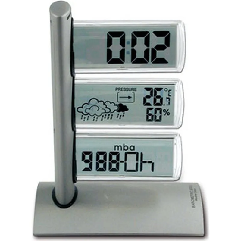 Compra ESTACION METEOROLOGICA + DESPERTADOR 3 PANTALLAS PLANAS BRIGMTON BEM406 al mejor precio