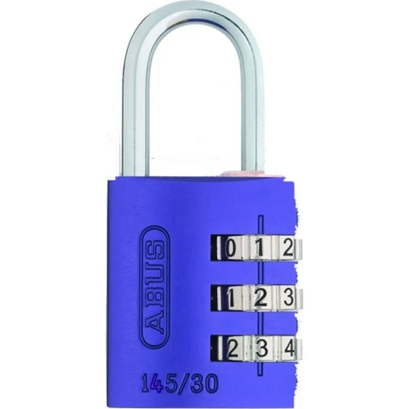 Compra CANDADO COMBINACION 145/30 PROGRAMABLE 30MM LILA ABUS 145/30LILA al mejor precio