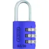 Compra CANDADO COMBINACION 145/30 PROGRAMABLE 30MM LILA ABUS 145/30LILA al mejor precio