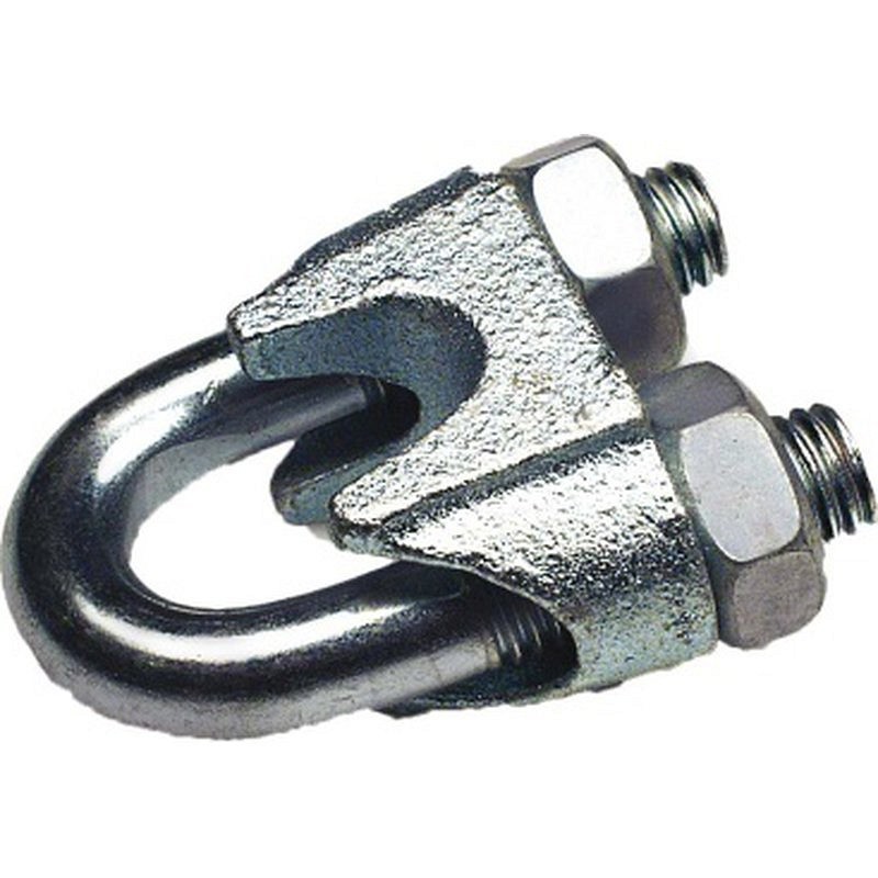 SUJETACABLE DIN 741 GALVANIZADO (100PZ) diametro 10 M 8 UNIQ 9520052