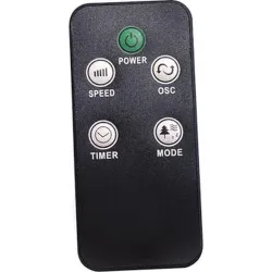 Compra VENTILADOR TORRE NEGRO TEMPO 12H CON MANDO 45 W H96 CM IMPORT SNV-T1701 al mejor precio