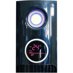 Compra VENTILADOR TORRE NEGRO TEMPO 12H CON MANDO 45 W H96 CM IMPORT SNV-T1701 al mejor precio