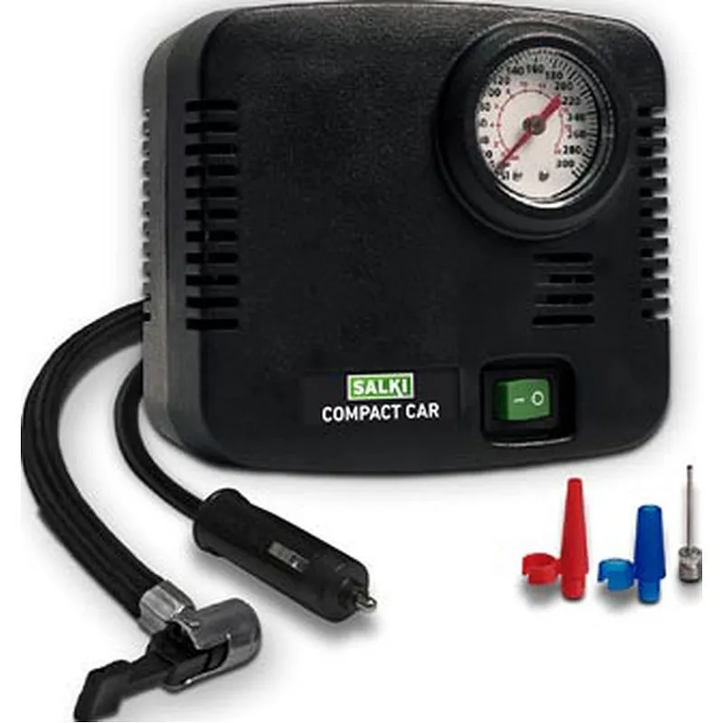 Compra MINI COMPRESOR DE AIRE COMPACT CAR 12 V SALKI 83002020 al mejor precio