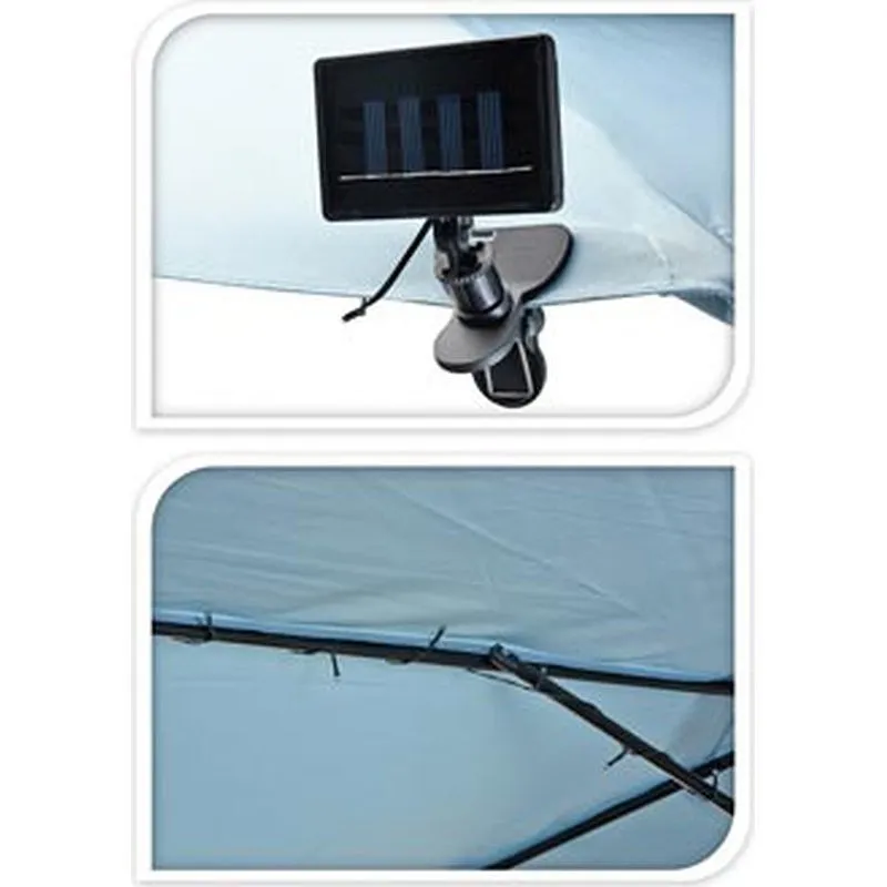 Compra GUIRNALDA LED SOLAR LEDS PARA PARASOL 72 BOMBILLAS 3 M IMPORT DX9200600 al mejor precio