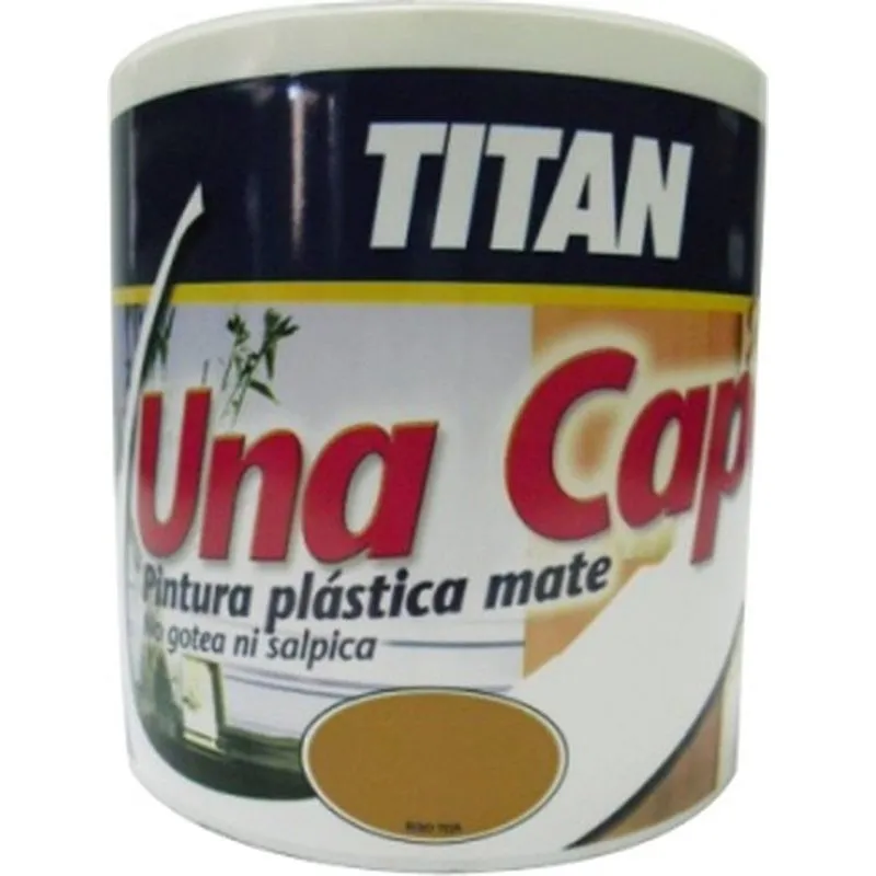 Compra PINTURA PLASTICA UNA CAPA MATE 750 ML PIEDRA SUAVE TITAN 69630234/5749785 al mejor precio