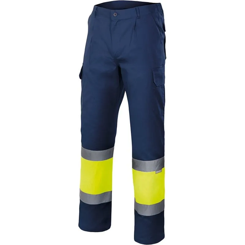 Compra PANTALON ALTA VISIBILIDAD MARINO / AMARILLO FLUOR TALLA 4XL VELILLA 157_01/20_4XL al mejor precio