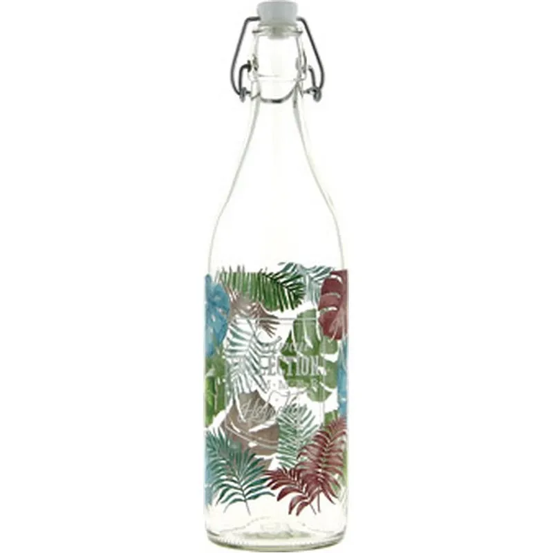 Compra BOTELLA CRISTAL DECORADA 1 L - HAWAII M82290 al mejor precio