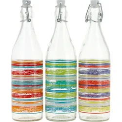 BOTELLA CRISTAL DECORADA 1...