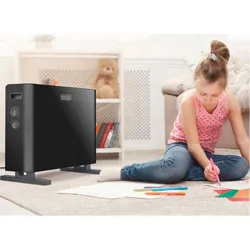 Compra CONVECTOR B&D TURBO TERMOSTATO 1250W / 2000W NEGRO BLACK+DECKER ES9350020B al mejor precio