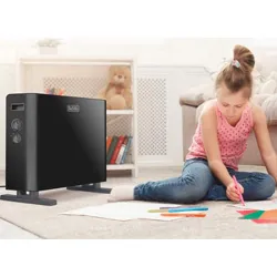 Compra CONVECTOR B&D TURBO TERMOSTATO 1250W / 2000W NEGRO BLACK+DECKER ES9350020B al mejor precio