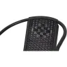 Compra SILLA APILABLE METALICA RESINA RATAN NEGRO IMPORT 48587 al mejor precio