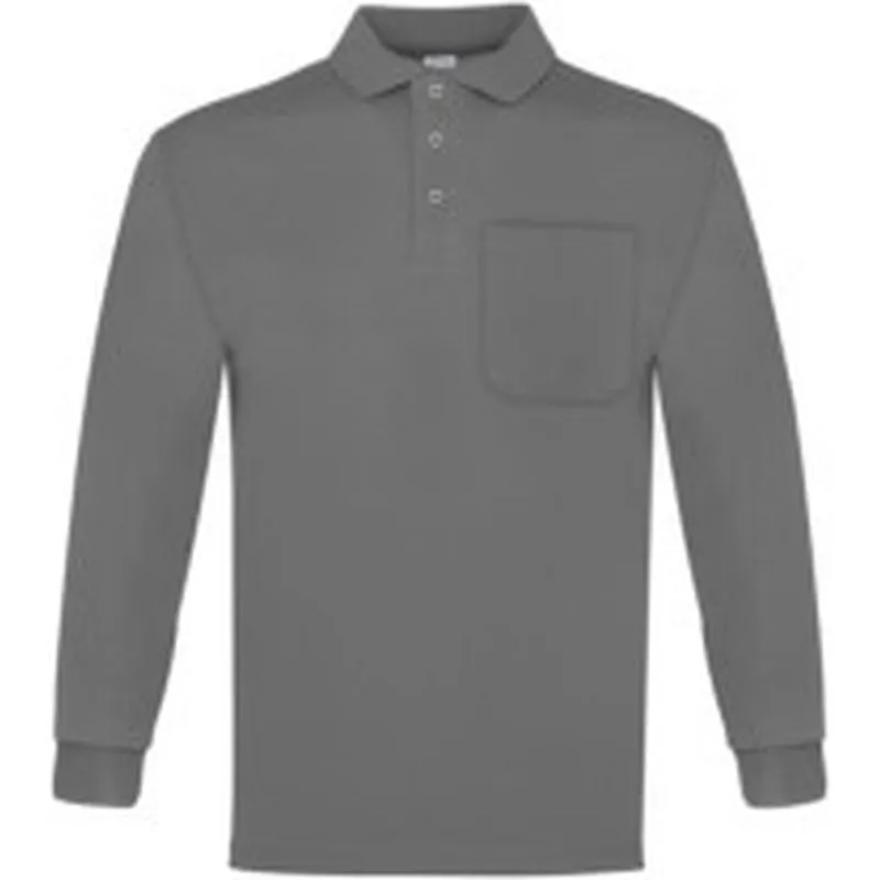 Compra POLO MANGA LARGA 1 BOLSILLO COOLMAX T XL VESIN POLOCM/101-GR-XL al mejor precio