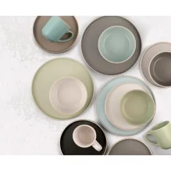 Compra VAJILLA 18 PZAS STONWARE SURTIDA BERGEN NON VAJ18BERGEN al mejor precio