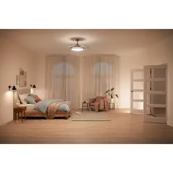 Compra VENTILADOR TECHO ATLAS AC 45W+35W 40-55-30K NIQUEL PHILIPS 929002681801 al mejor precio