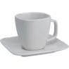 Compra TAZA TE CON PLATO PORCELANA 20 CL - BLANCA IMPORT Q81000030 al mejor precio