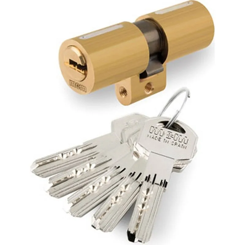 Compra CILINDRO PERFIL SUIZO SP LEVA LARGA 33-33 LATON, 5LLAVES MCM SP:33-33 al mejor precio