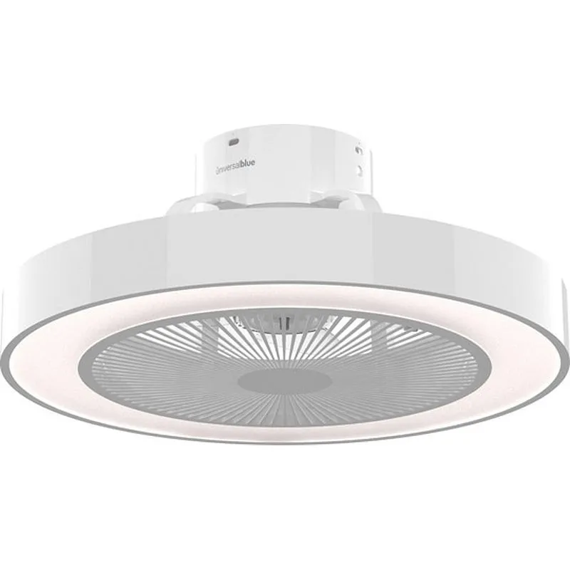 Compra VENTILADOR DE TECHO CON PLAFÓN diametro49 25W 7 ASPAS 6 VELOCIDADES UNIVERSAL BLUE 2002-UVT1344 al mejor precio