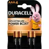 Compra PILA ALCALINA POWER BOOST LR03-AAA BL4 DURACELL 5000394176645 al mejor precio