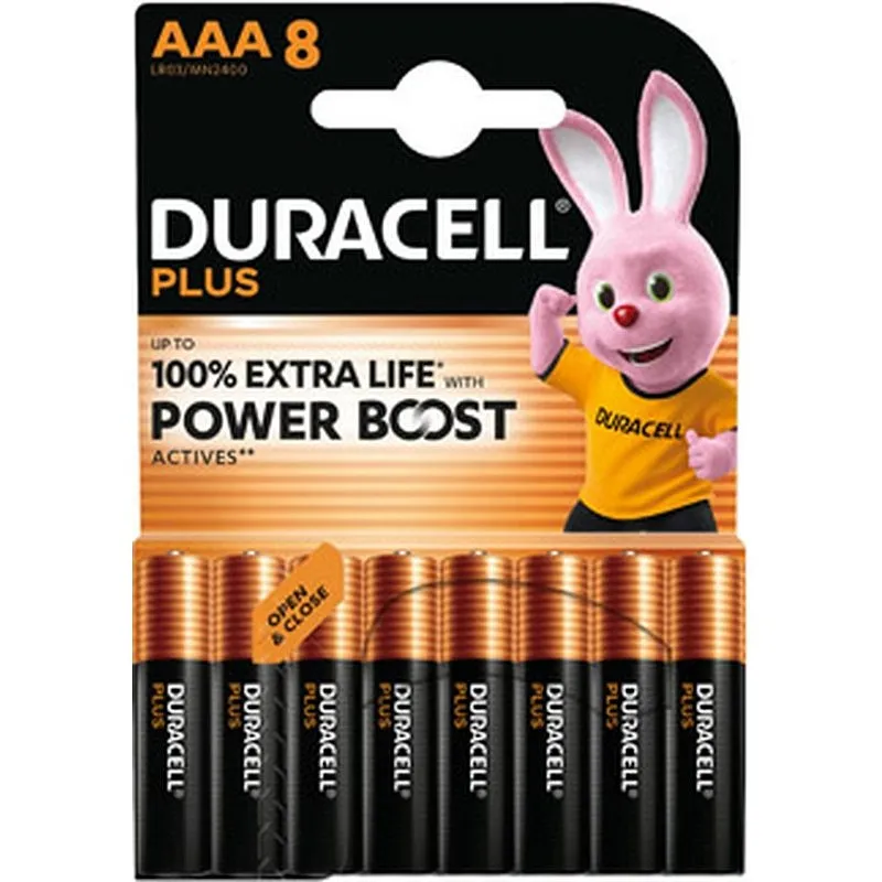 Compra PILA ALCALINA POWER BOOST LR03-AAA PACK 8 DURACELL 5000394176768 al mejor precio