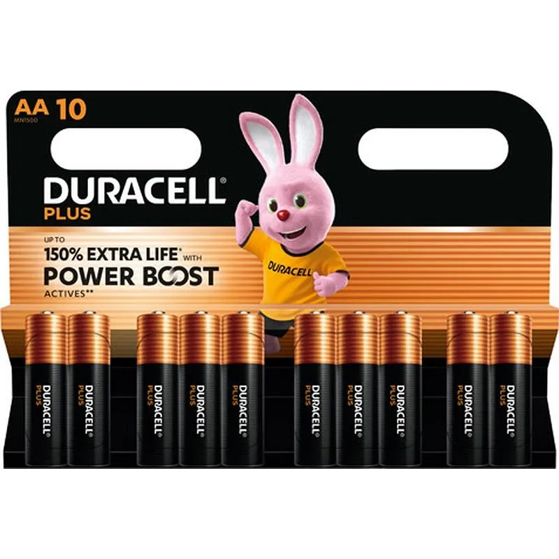 Compra PILA ALCALINA POWER BOOST LR06-AA PACK 10 DURACELL 5000394176201 al mejor precio