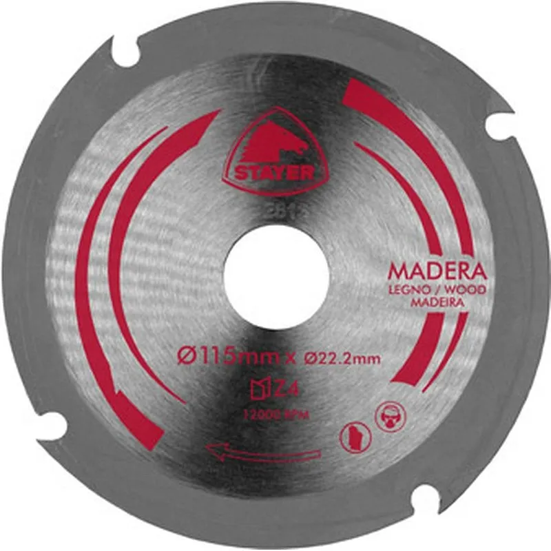 Compra DISCO CORTE MADERA HSS 115X2X22.2 Z4 WIDIA 2.196 al mejor precio