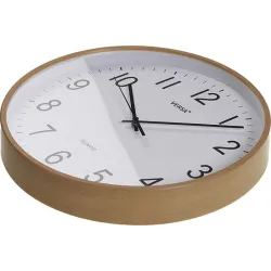 Compra RELOJ PARED REDONDO diametro 30 CM MADERA CLARA VERSA 22630008 al mejor precio