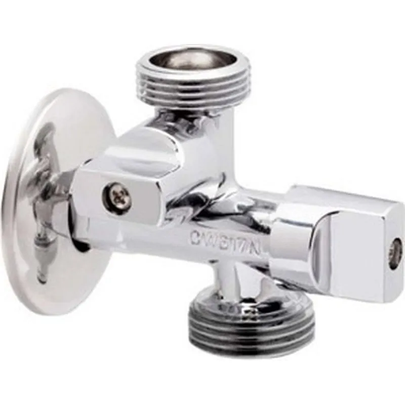 Compra VALVULA MANGUERA 2 SALIDAS INDEP. 1/2"X 1/2" X 3/8" GENEBRE 3062 04 03 al mejor precio