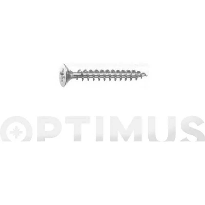 Compra TIRAFONDO CABEZA PLANA POZI CINCADO 20 UNIDADES 3 X 30 MM FER 24512 al mejor precio