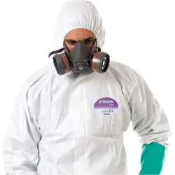 BUZO DESECHABLE RIESGO TIPO 5 Y 6 ANTIESTATICO TALLA M STEELGEN 1188B56PROBL/M