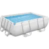 Compra PISCINA RECTANGULAR DESMONTABLE RECTANGULAR POWER STEEL 3.662 L DEPURADORA CARTUCHO TIPO I 282X196X84CM BESTWAY 56629 al mejor precio