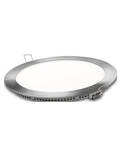 Compra Downlight led empotrar redondo plata luz fria 1800lm 18w MATEL 20808 al mejor precio