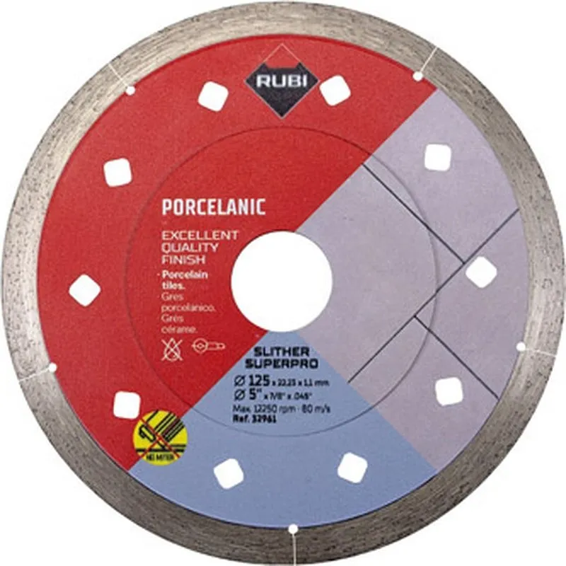 Compra DISCO DIAMANTE SLITHER 125MM SUPERPRO RUBI 32961 al mejor precio