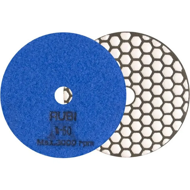 Compra DISCO PULIDO FLEXIBLE DIAMANTADO SECO diametro 100 MM GR.50 RUBI 62970 al mejor precio