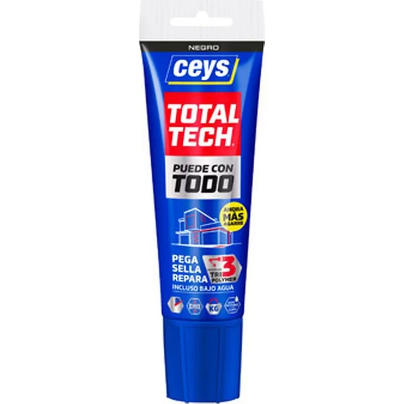 Compra ADHESIVO SELLADOR TOTAL TECH 125 ML NEGRO CEYS 507134 al mejor precio