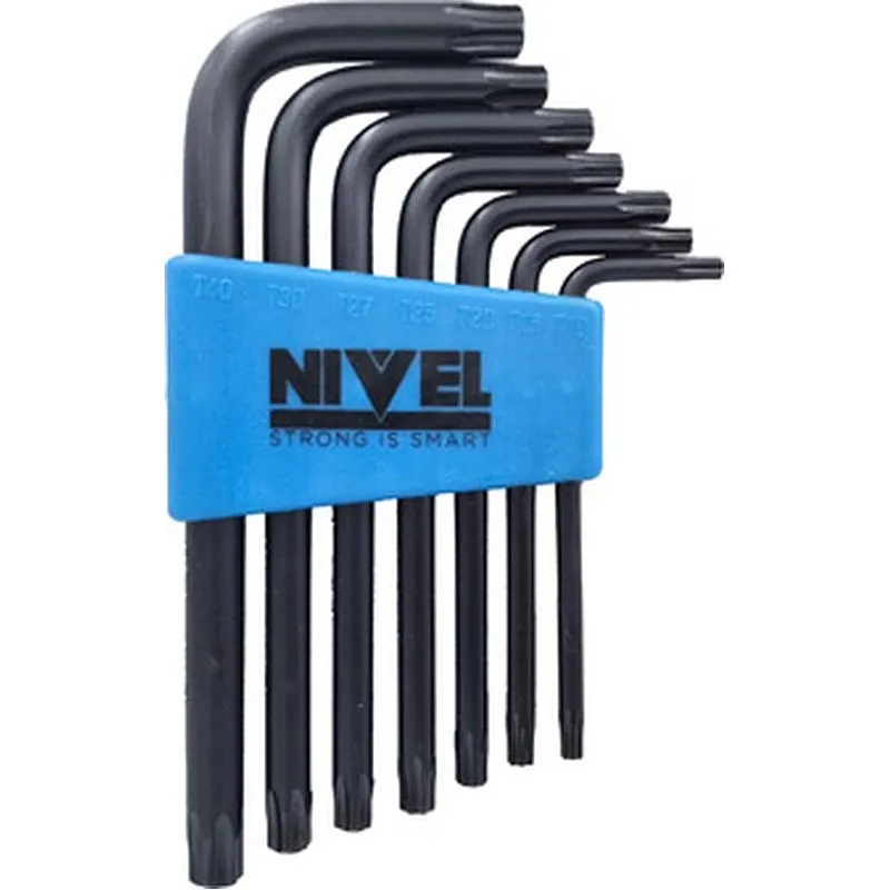 Compra LLAVE ALLEN PUNTA TORX 7 PIEZAS NIVEL NV100443 al mejor precio
