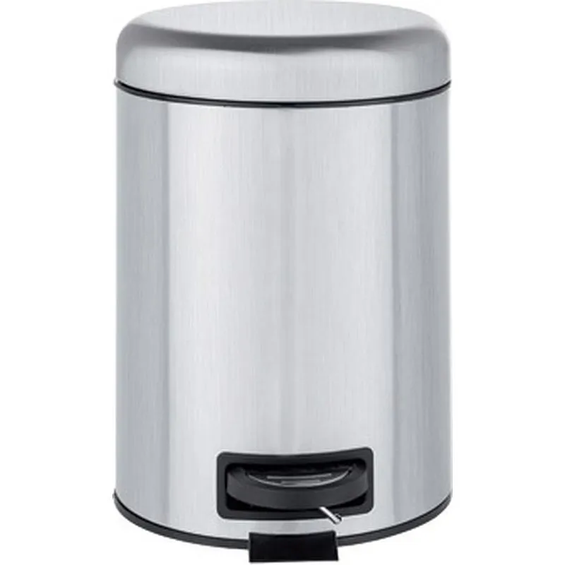 Compra CUBO DE PEDAL LEMAN ACERO INOX MATE, 3L WENKO 22829100 al mejor precio