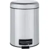 Compra CUBO DE PEDAL LEMAN ACERO INOX MATE, 3L WENKO 22829100 al mejor precio