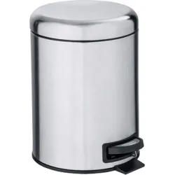 Compra CUBO DE PEDAL LEMAN ACERO INOX MATE, 3L WENKO 22829100 al mejor precio