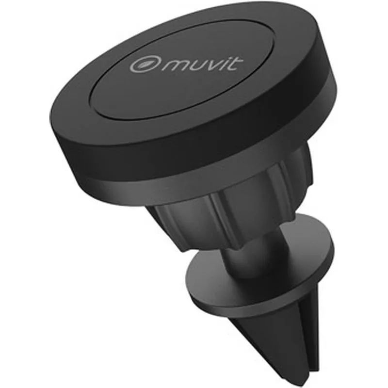Compra SOPORTE MOVIL UNIVERSAL MAGNETICO PARA COCHE PINZA REJILLA NEGRO MUVIT MCCHL0001 al mejor precio