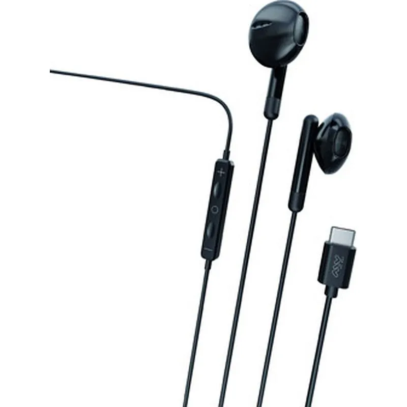 Compra AURICULARES ESTEREO TIPO C CON MICROFONO NEGRO MYWAY MWHPH0033 al mejor precio