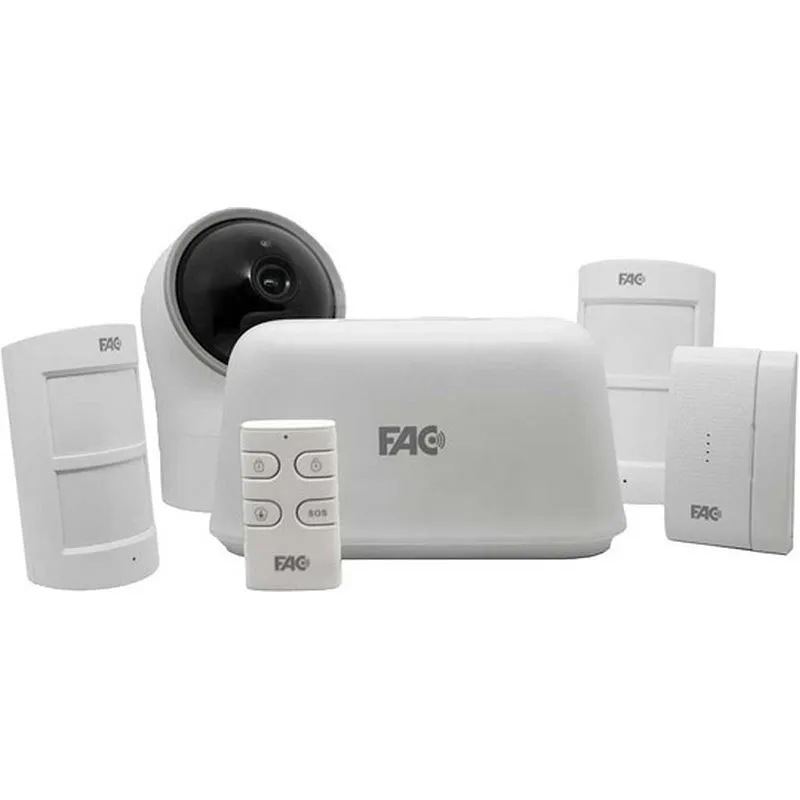 Compra ALARMA WIFI FAC CAMARA 360º+CENTRALITA 1 SENSOR PUERTA/VENTANA+2 DE MOVIMIENTO+MANDO FAC 45001 al mejor precio